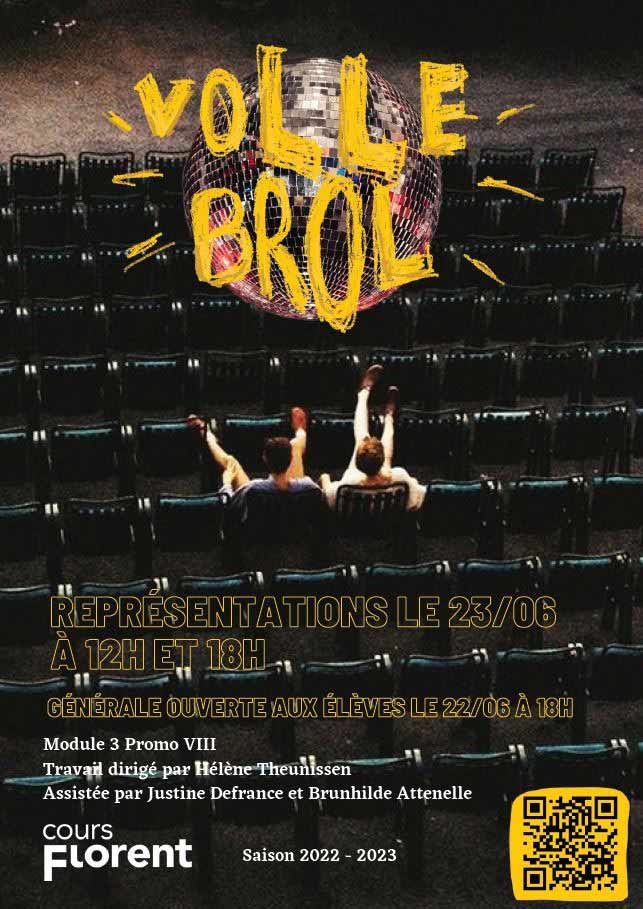 Spectacle 3ème année fin de saison Cours Florent Bruxelles