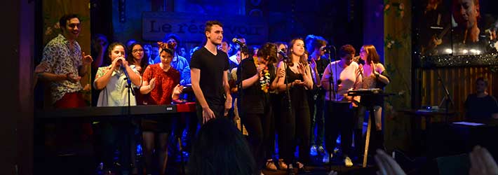 Venez découvrir les talents de demain au dernier concert des élèves du Cours Florent Musique le 26 juin au Point Éphémère. Venez découvrir les talents de demain au dernier concert des élèves du Cours Florent Musique le 26 juin au Point Éphémère.