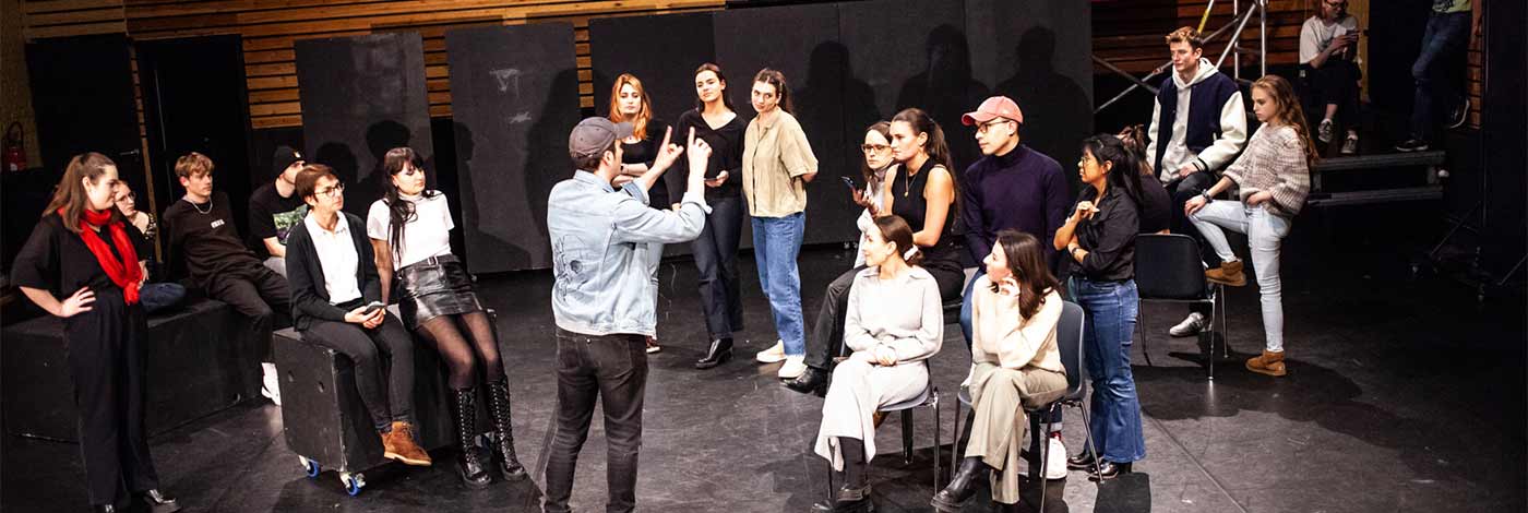 Les locaux de l'école de théâtre et de cinéma à Bruxelles