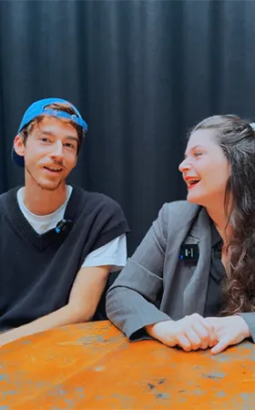 Portrait Hugo Samperiz et Margaux Lebrun