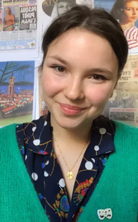 Georgiana Georgescu, stagiaire au Cours Florent Paris