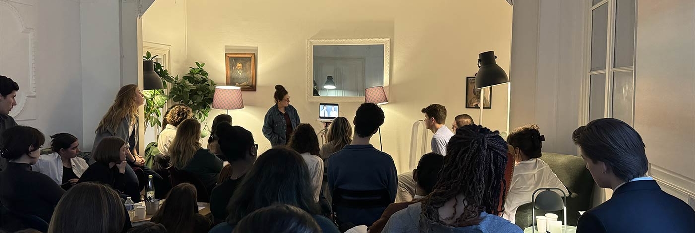 Rencontre entre Rachel Desmarest et les élèves du Cours Florent Acting in English