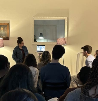 Rencontre entre Rachel Desmarest et les élèves du Cours Florent Acting in English