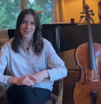 Claire Chavoix, stagiaire au Cours Florent Paris